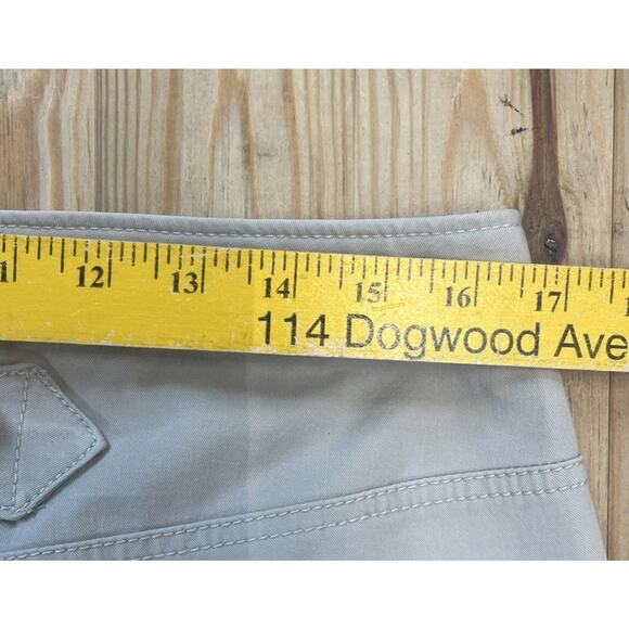 EXPRESS Stretch Low-Slung Flare Khaki Pants Size 13/14 - Picture 3 of 5